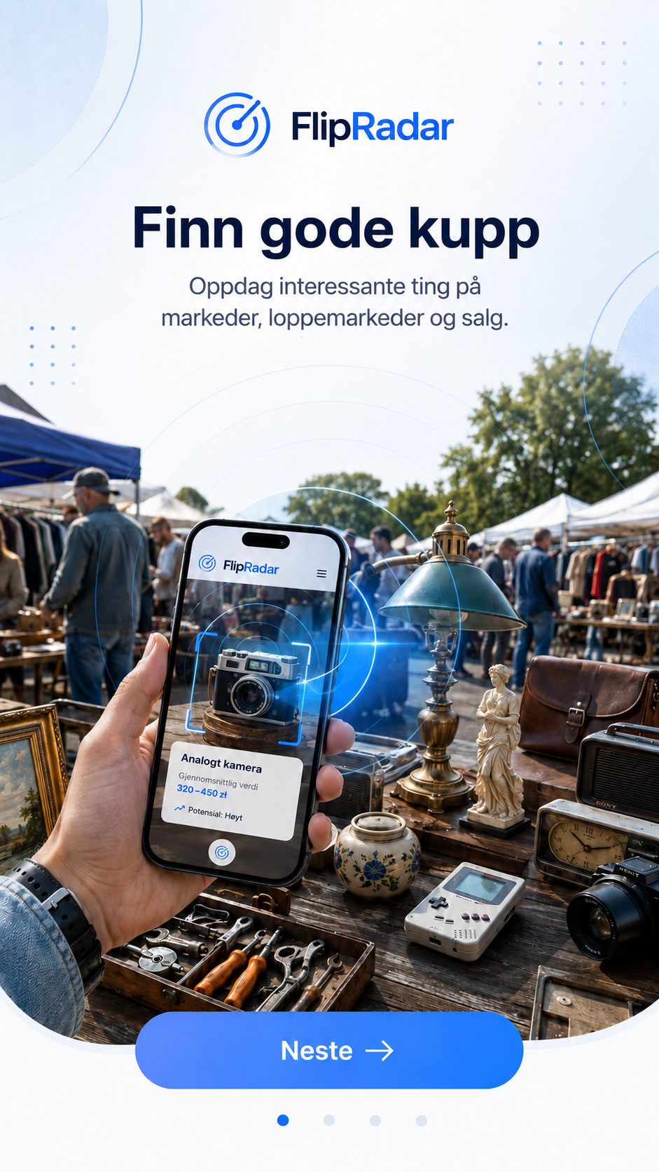 FlipRadar app preview