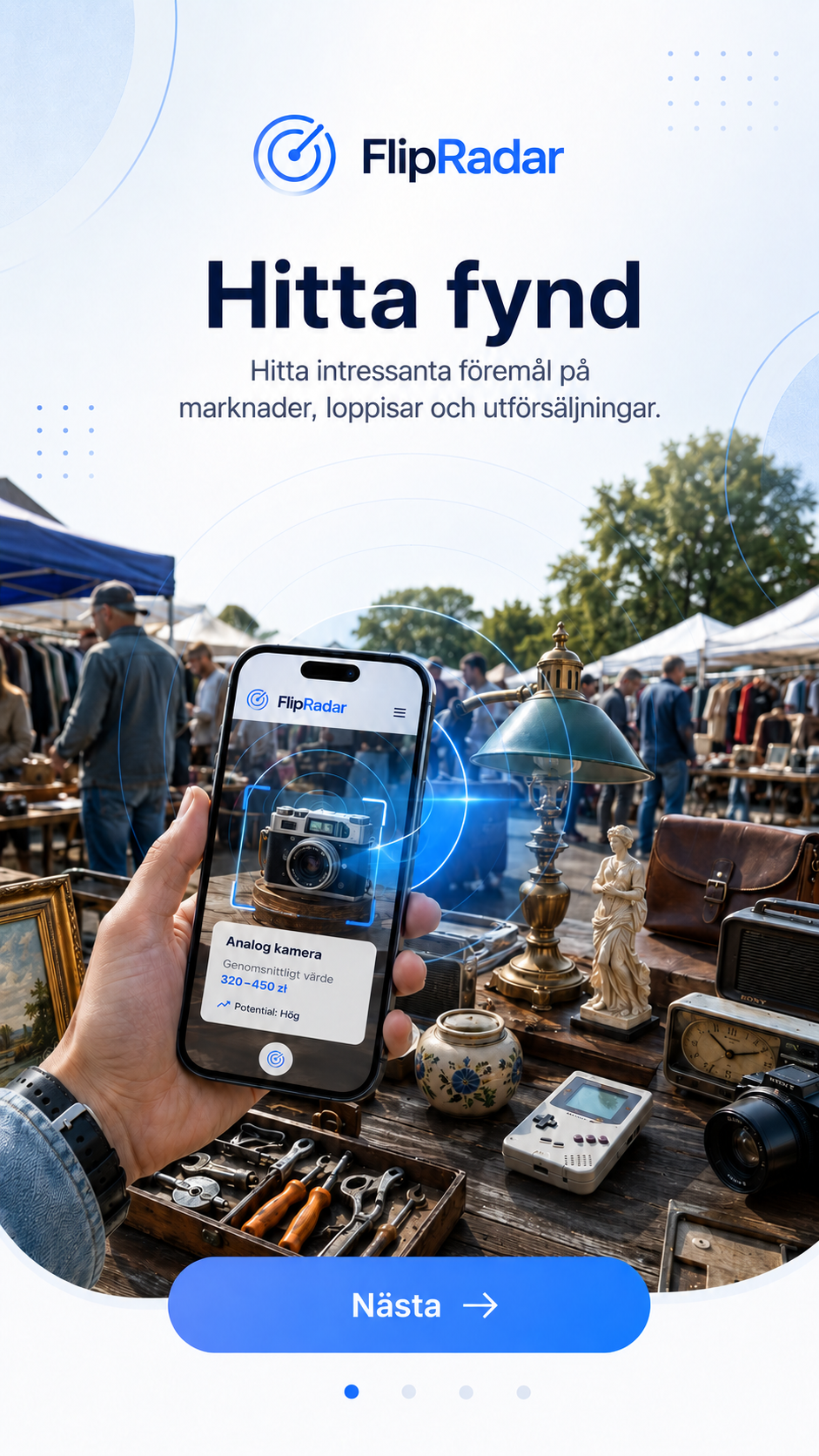FlipRadar app preview
