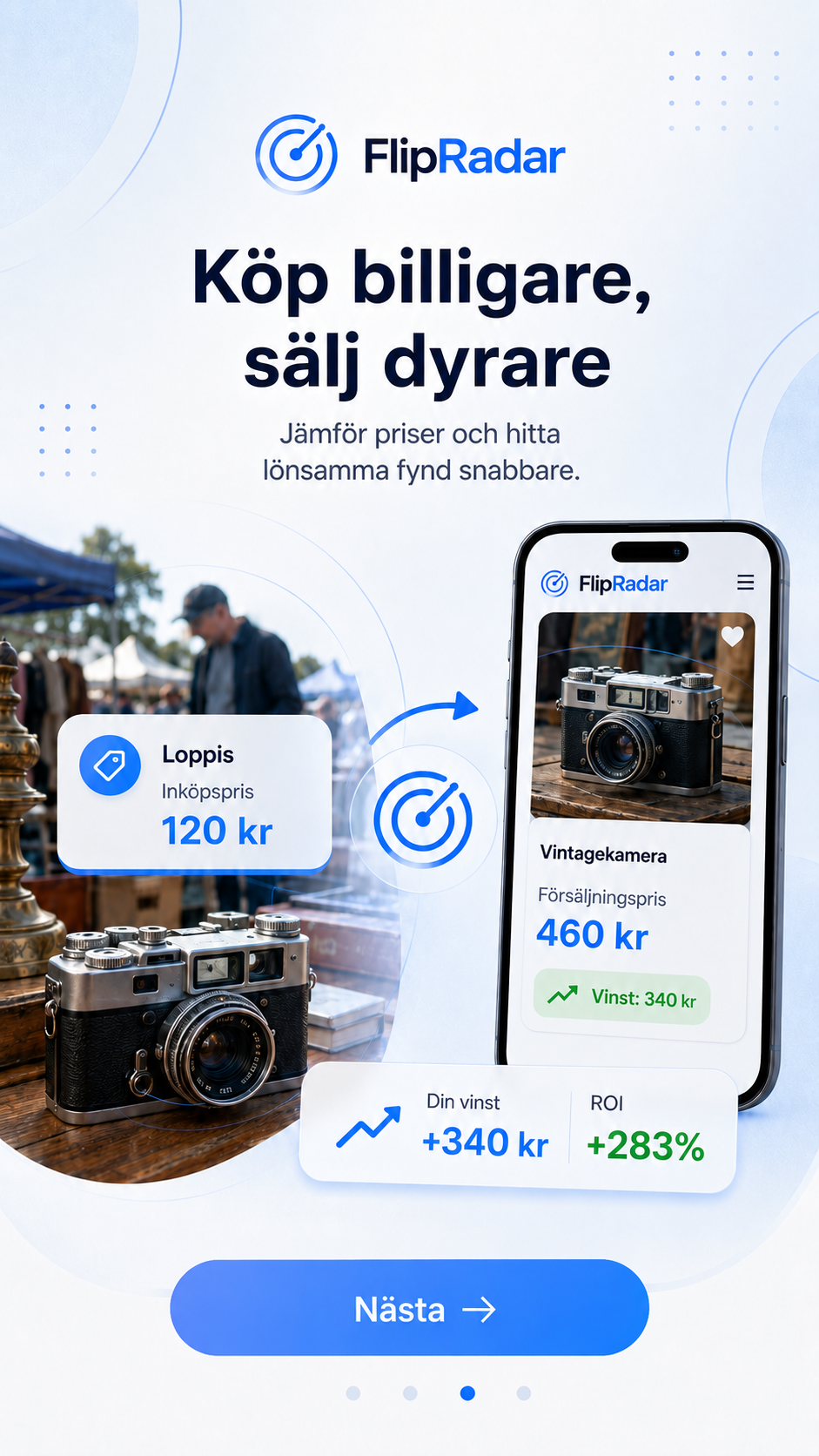 Köp billigare, sälj dyrare